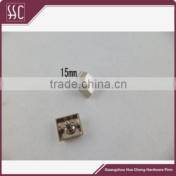 15mm hot sale fashion metal bag feet handbag rivet