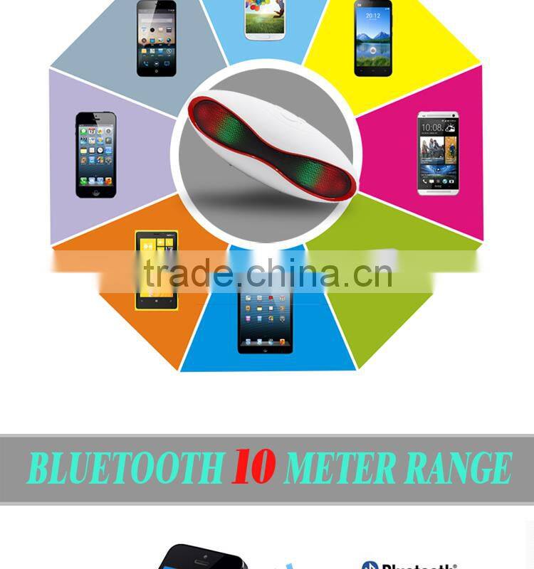 2016 Cheap portable wireless bluetooth speaker, good sound speaker with LED