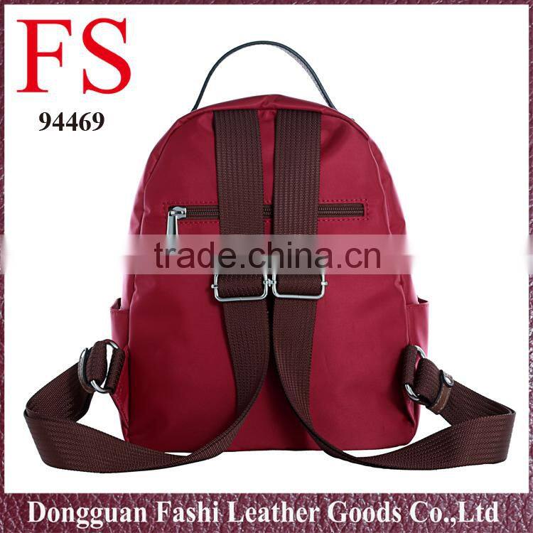 2016 Factory exporter wholesale women nylon backpack ladies