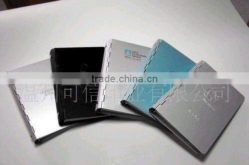 Aluminum notebook with pen