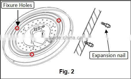 2015 Hottest sale and reasonable price of 9W/12W/15W/18W/24W LED Ceiling lamp