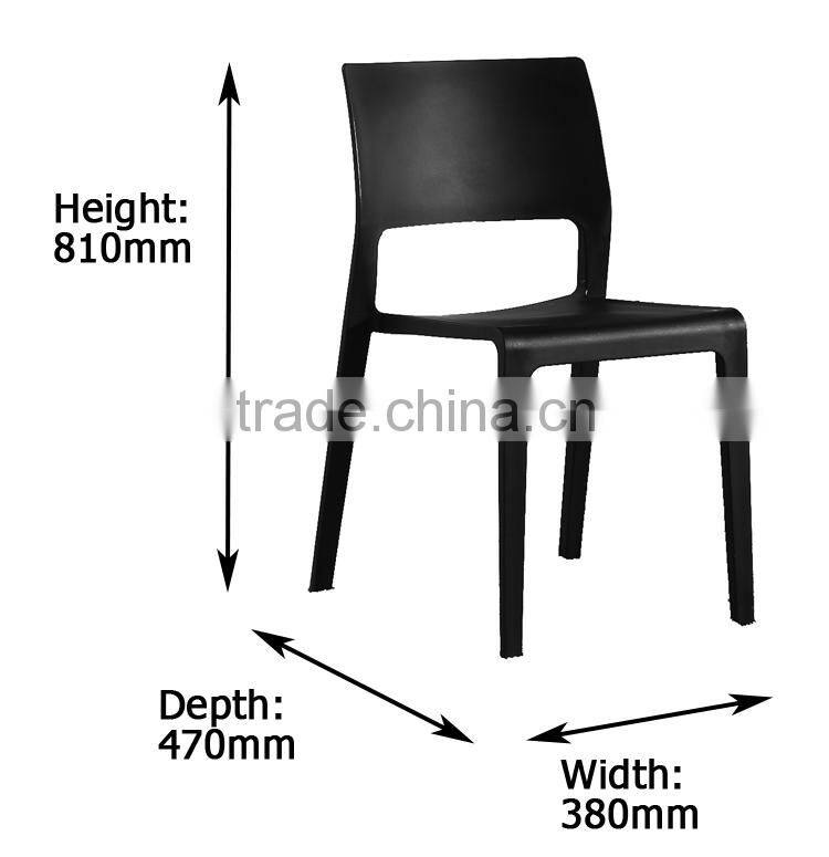 PP material USD14 cheap stacking chairs for India