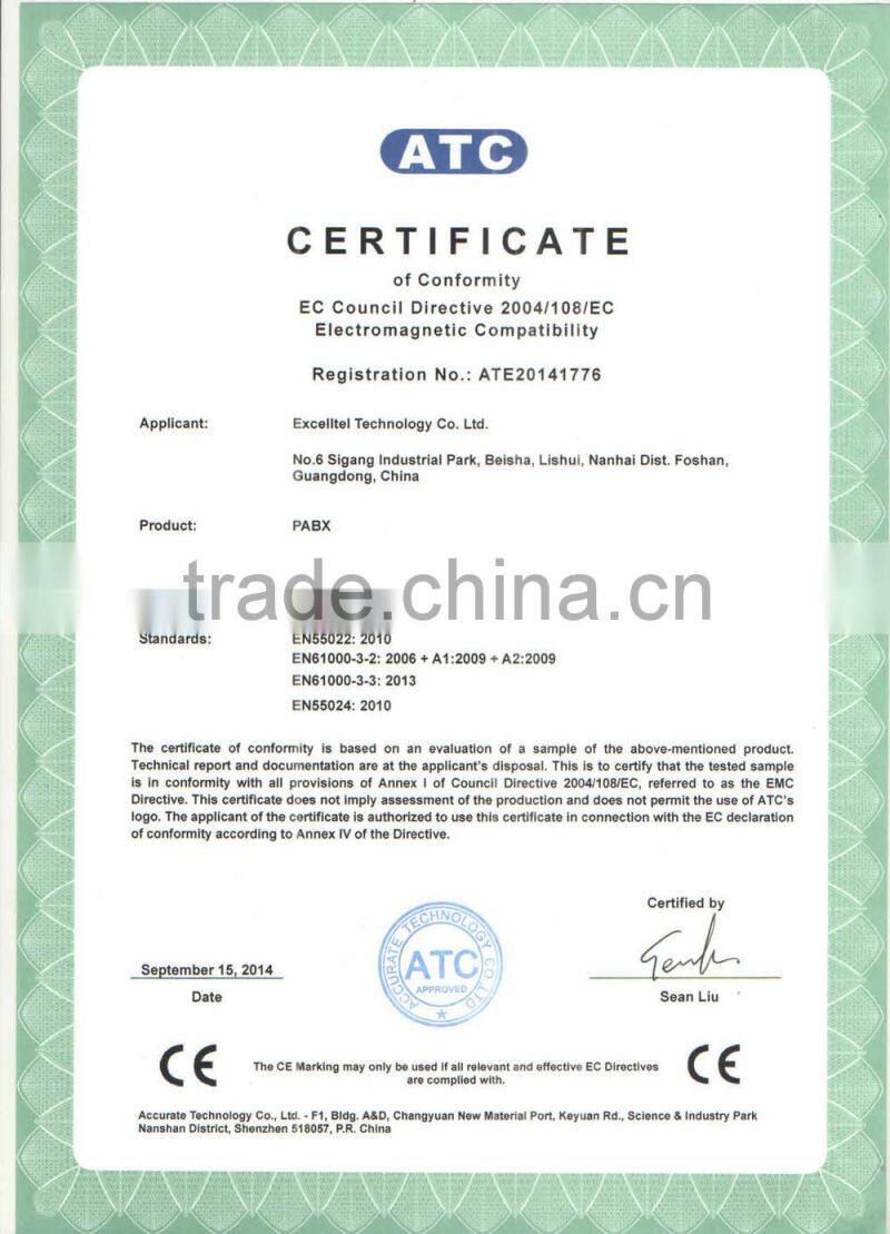 Excelltel /PABX System /SOHO pbx/Office PBX /MS108 1 CO line 8 /Mini pbx system