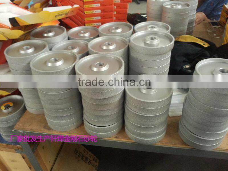 1PC 6" inch Grit150 Brazed Flat Diamond Grinding Wheel Tool