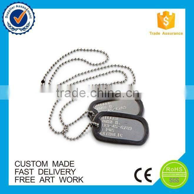 zinc alloy dog tag blank dog tag metal dog tag