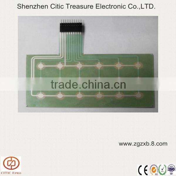 Flexible conductive circuit , printing circuit keyboard