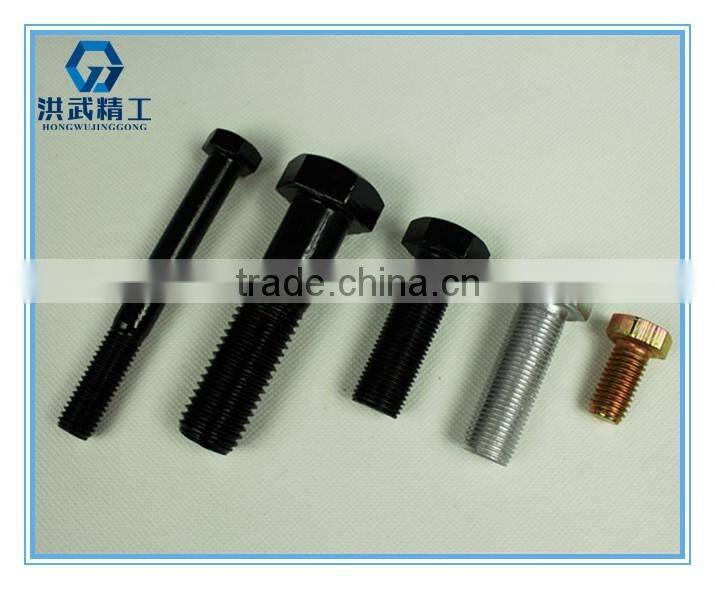Hexagon fit bolts with long threaded dog point