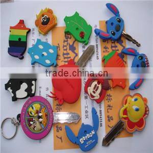 Cartoon design silicone key cap available with all sizes