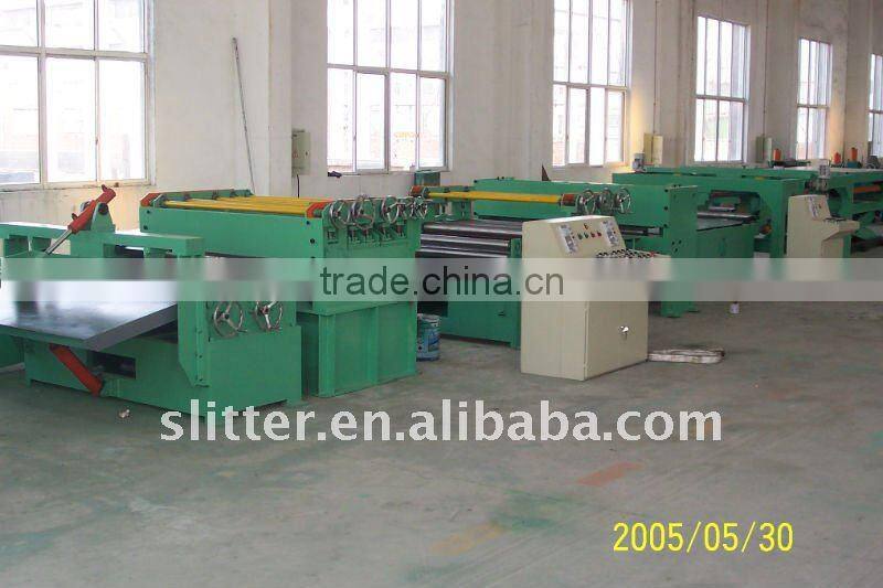 coil metal strips straightening and cut to length line
