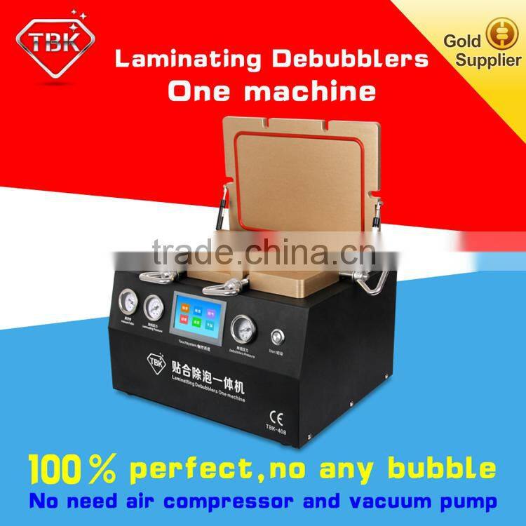 Updated version 2 in 1 lcd glass vacuum laminating with air bubble film foam removing machine for laminating