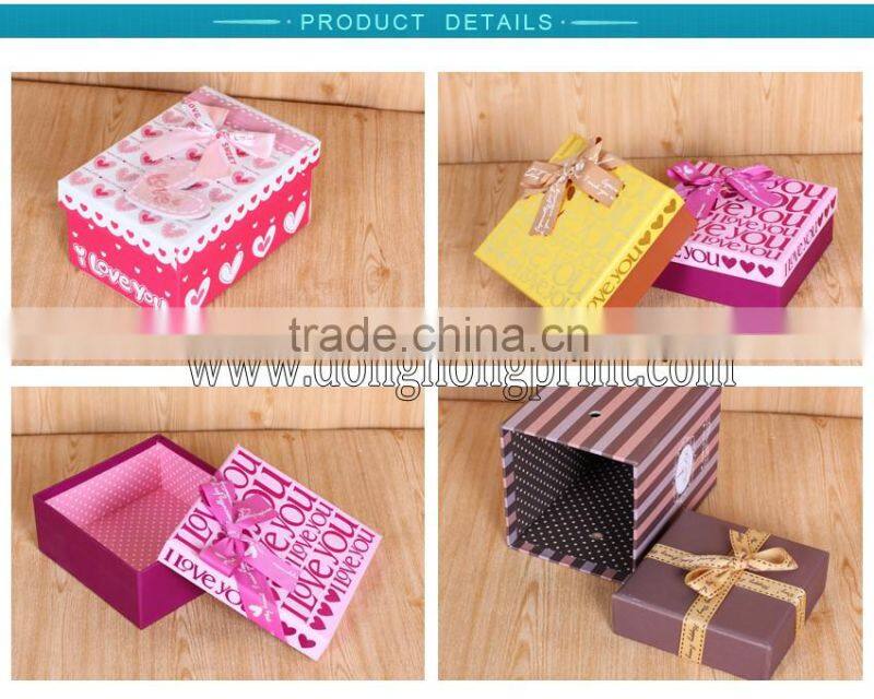 Printed food design sweet cardboard packaging box