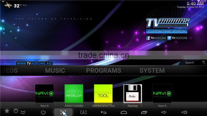 2015 new arrival T95 amlogic S905 android tv box Android 5.1 android tv box with kodi 16.0 fully pre-installed