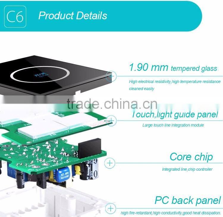 Perfect High Quality Smart One Gang Smart Touch Switch