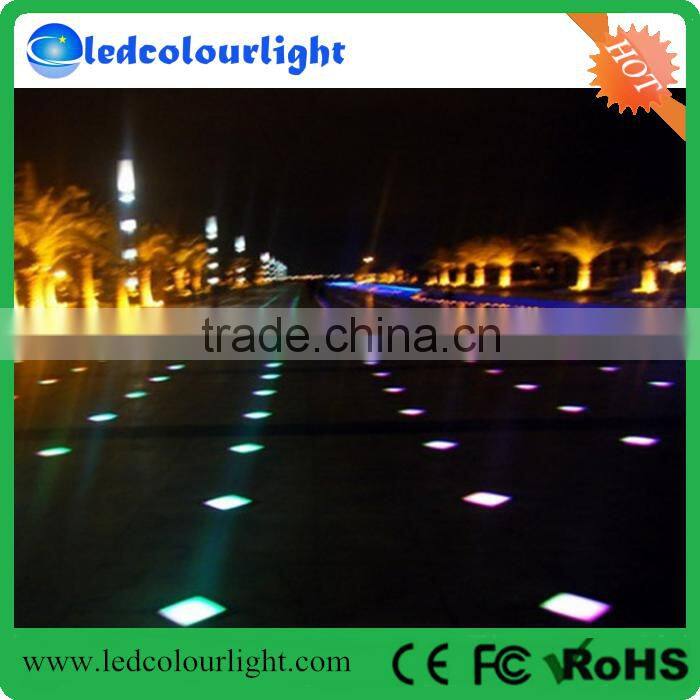 CE RoHS approved dmx rgb outdoor led inground lights