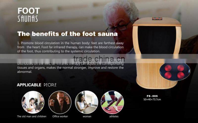 2016 Home Made Portable mini sauna for Detoxing Feet with electric massager (CE/RoSH/ISO)