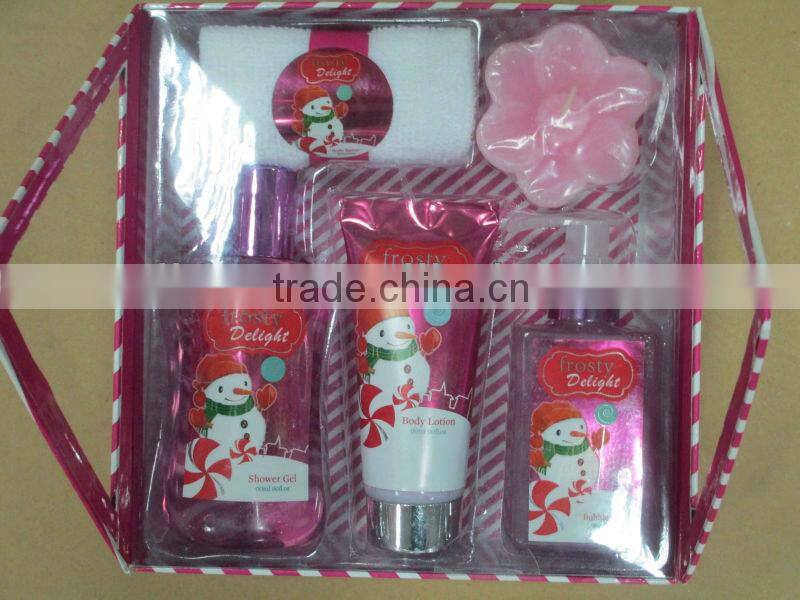 Best selling skin care products in paper gift box for Christmas