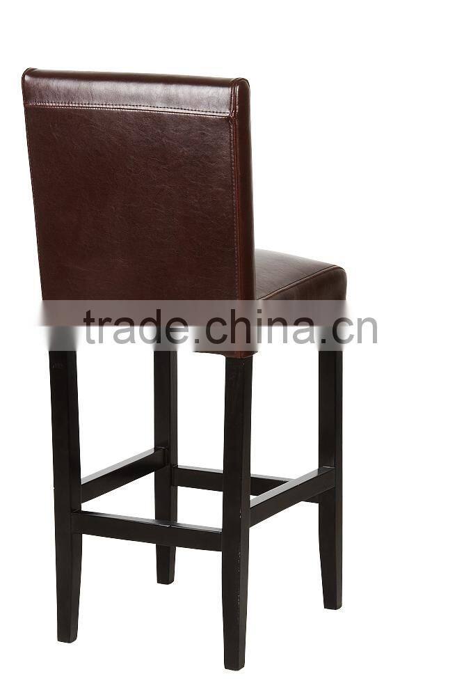 2015 high back and electroplated Frame PU leather dining chair HC-D008