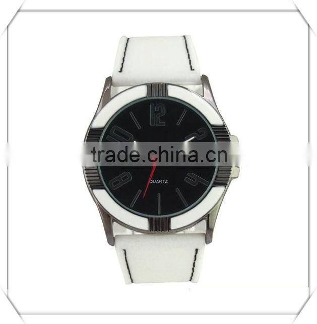 Fashionable silicone strap durable high grade men watches for sport dress