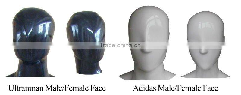 realistic male head mannequin for hat,glasses,scarf or necklace display