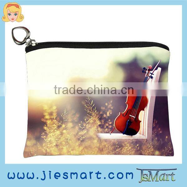 coin purse custom printed microfiber bag MOQ free