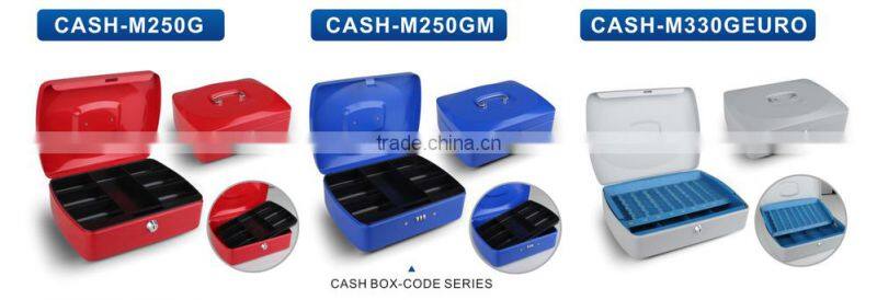 red storage cash box CASH-M01H