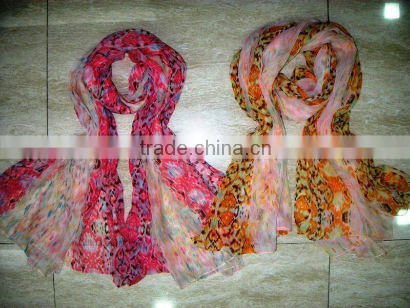 Chiffon new print scarves/scarf