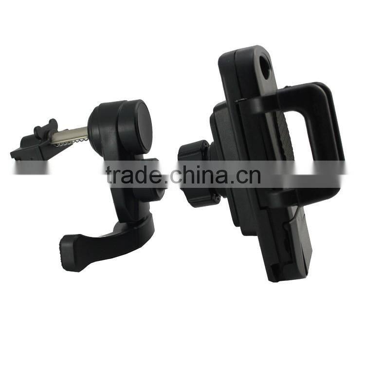 Latest 360 degree rotatable air vent mount holder for phone PDA GPS stand