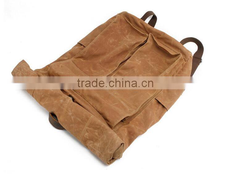 2016 New leather backpack bag