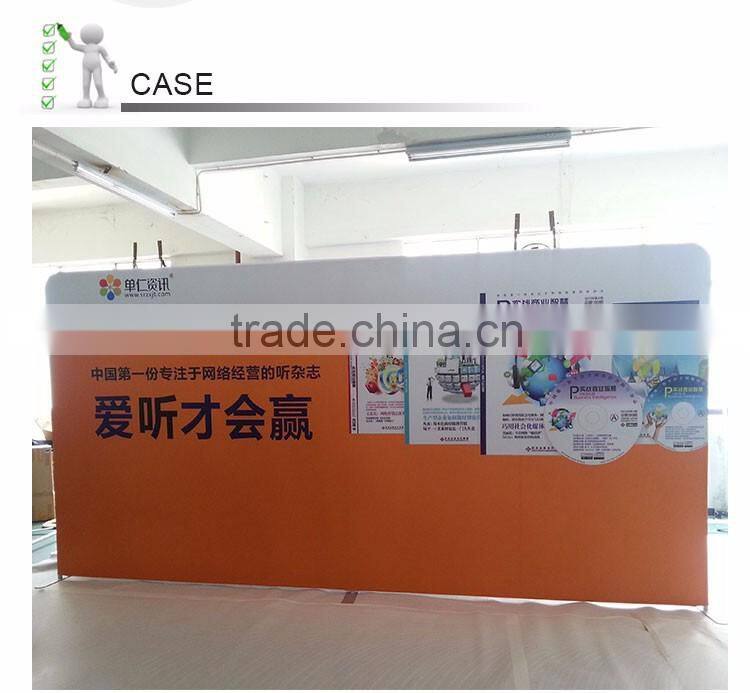 auminum frame textile led lighting box fabric