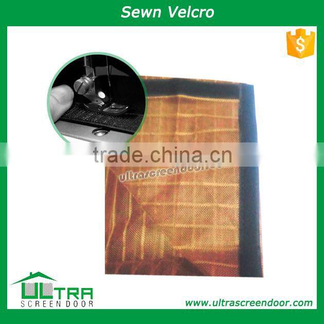 DIY Mesh Anti Mosquito Curtain Fully Sewn Velcro In the Back