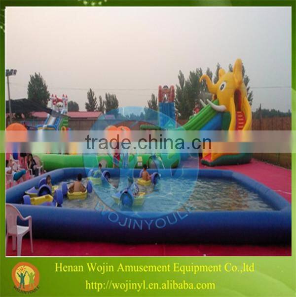 Top popular inflatable park ocean paradise slide