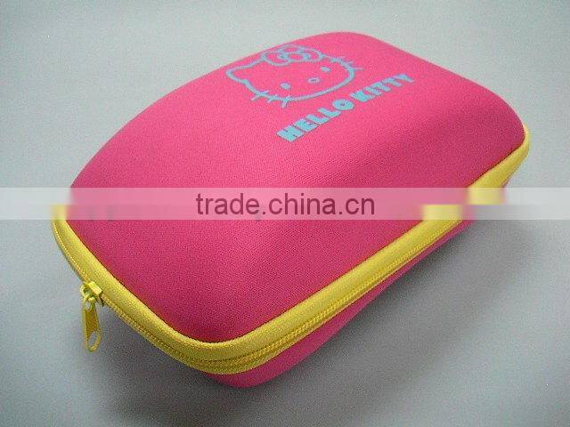 9 inch hard promotional selling zipper eva ski glasses case