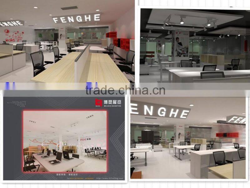 Moodern office furniture metal frame wooden office table