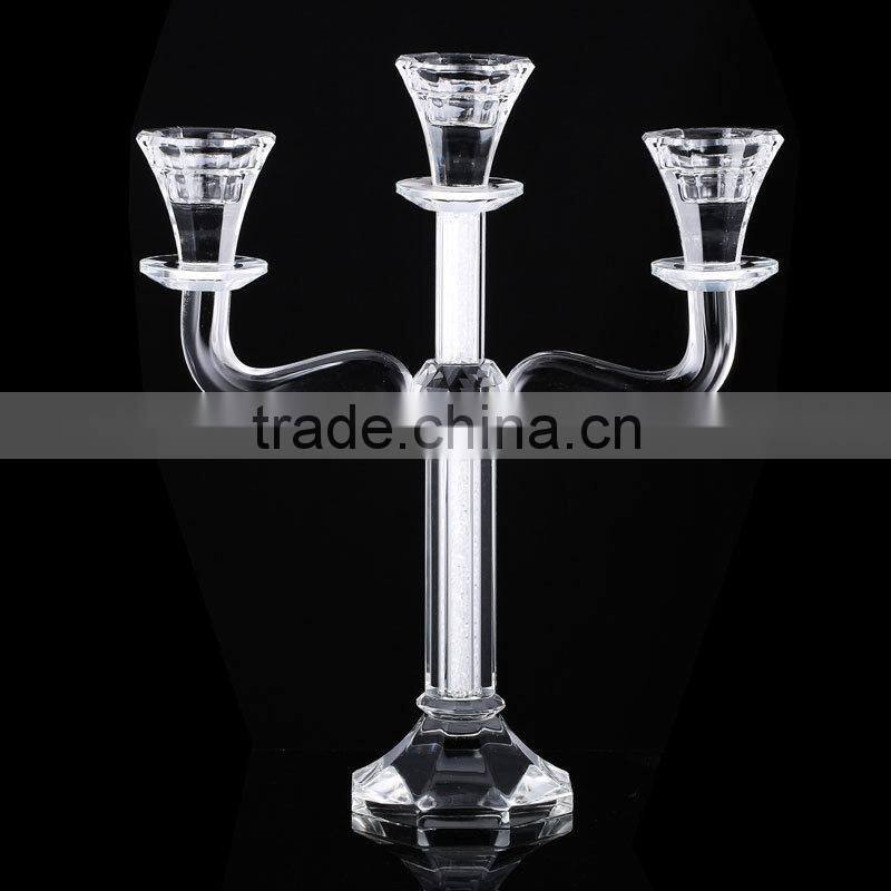 Pujiang high quality crystal tealight candle holders