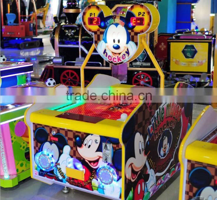 coin operated redemption game children mini 4 person air hockey table game machine amusement rides