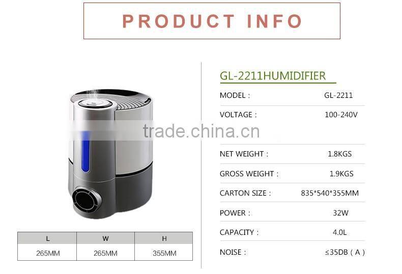 Spray mist LED aromatherapy diffuser GL-2211