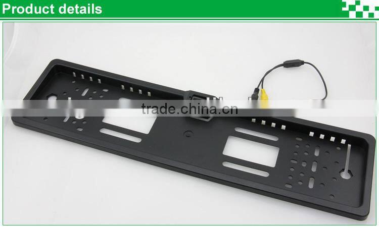Oem 480tvl hd european waterproof license plate frame camera