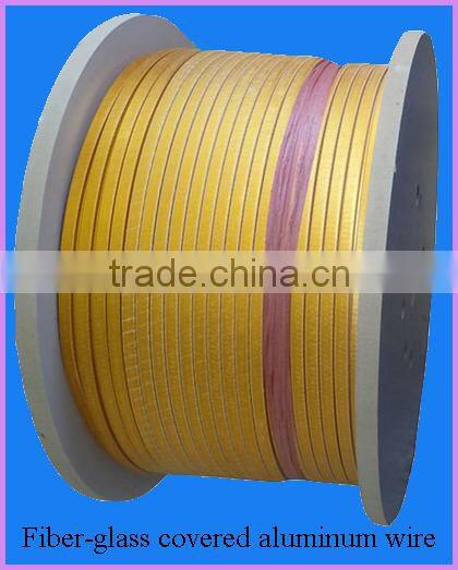 fiberglass covered rectangular aluminum wire