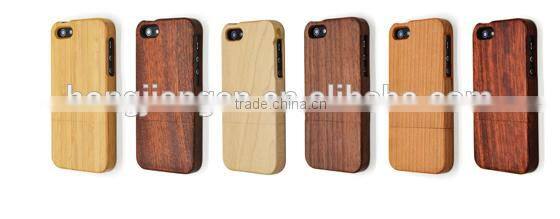 MOBILE PHONE CASE CUSTOMIZED in natural solid wood finish