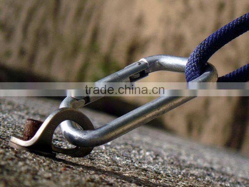 high quality shaped climbing carabiner