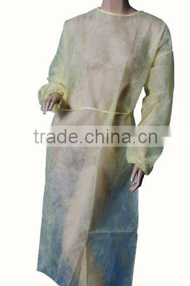 one size isolation disposable gown