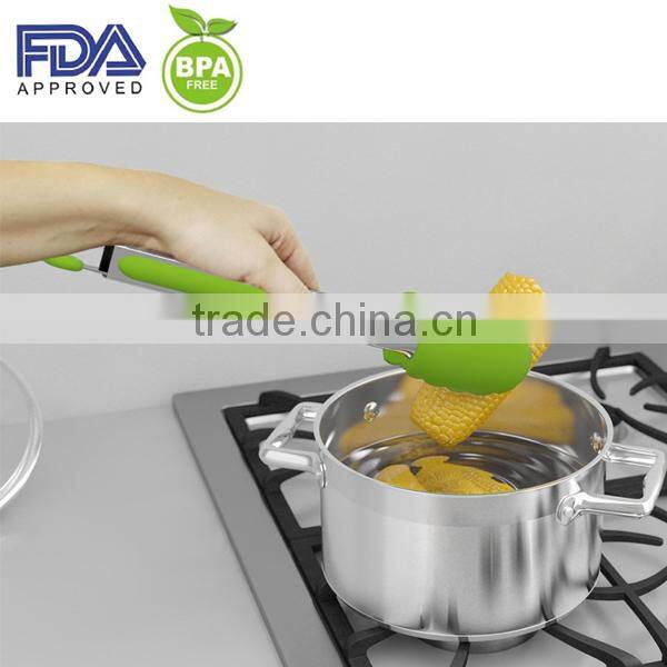 Kitchen Accessory Silicone Food Tong,Cooking Function Food Tongs