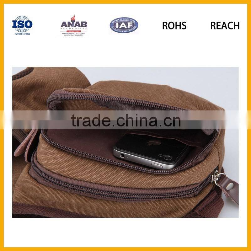 Men Nylon Waist Fanny Pack Watter Bottle Tactical Military Hiking Assault Bag