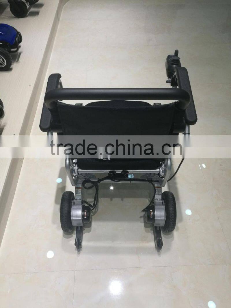 Rehabilitation Therapy Supplies Lift TEW007B Aluminum Portable Foldable Light Electric Wheelchair