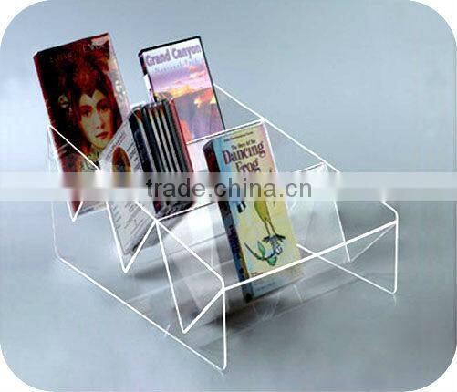 Acrylic CD Rack - 3 tiers / customized acrylic cd rack