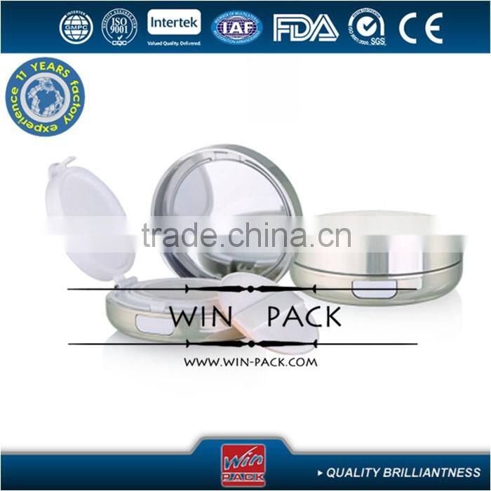 Loose powder compact case,plastic loose powder container,hot sell powder case