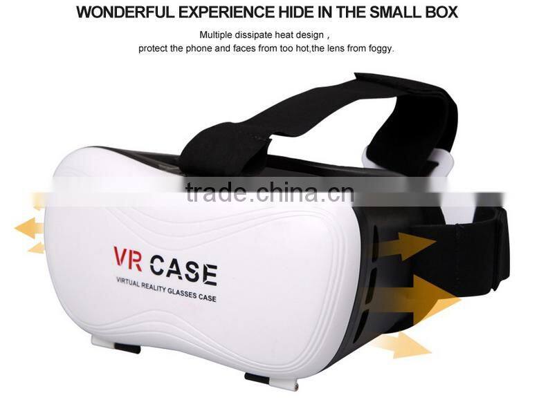 Hot Adjust Cardboard 3D VR Virtual Reality Headset funny 3D Glasses Adjust Cardboard VR BOX Virtual Reality 3D VR Glasses