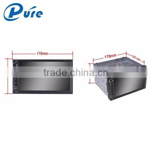 2 Din 7 inch android car dvd player with Bluetooth 3G GPS Wifi Radio