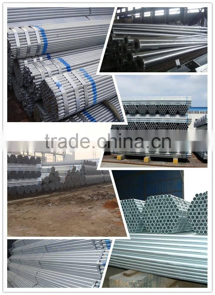 galvanized pipe/galvanied steel structures/GI tube