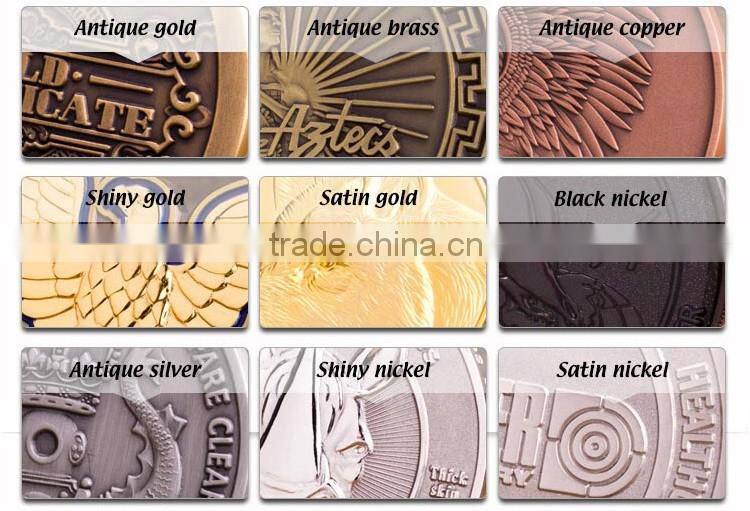 OEM/ODM offered national engraved customized design iron material souvenir matte gold plated challenge coin